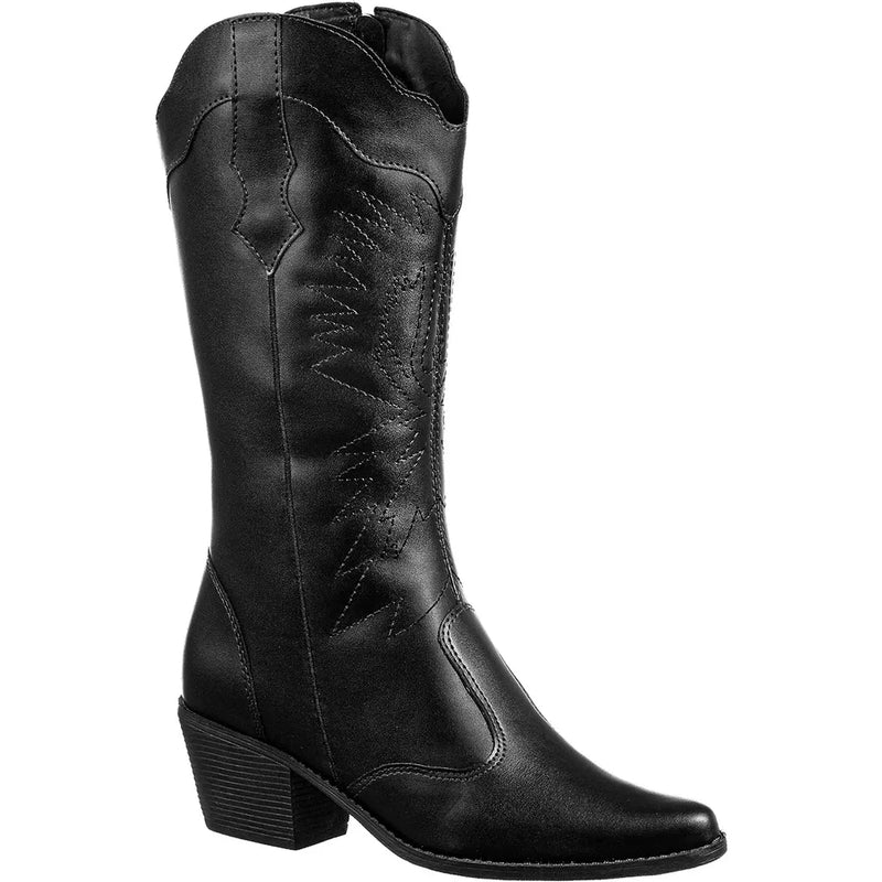 Bota estilo hot sale texana feminina